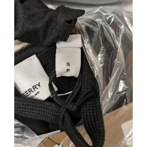 Burberry Women’s Talley Vintage Check Hoodie Black S - Picture 5 of 9